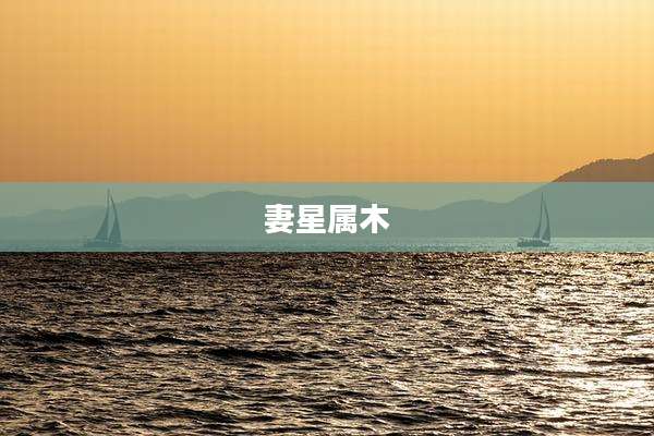 妻星属木