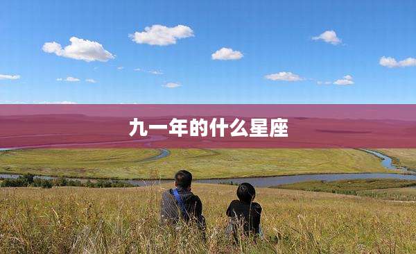 九一年的什么星座
