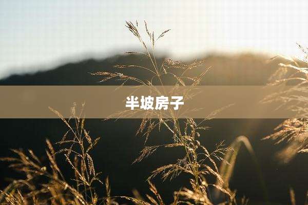 半坡房子