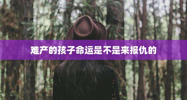 难产的孩子命运是不是来报仇的