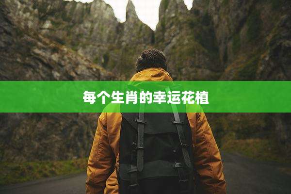 每个生肖的幸运花植