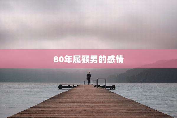 80年属猴男的感情
