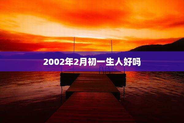 2002年2月初一生人好吗