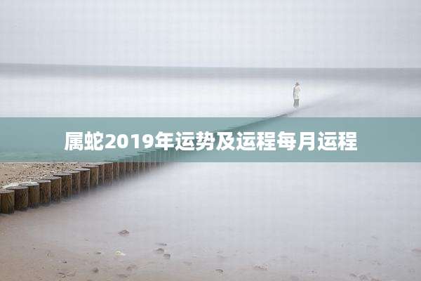 属蛇2019年运势及运程每月运程