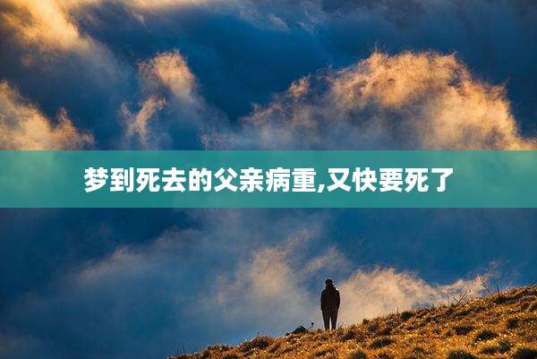梦到死去的父亲病重,又快要死了