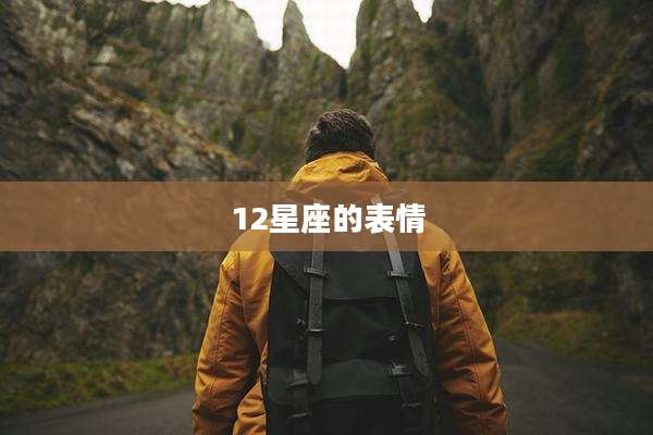 12星座的表情