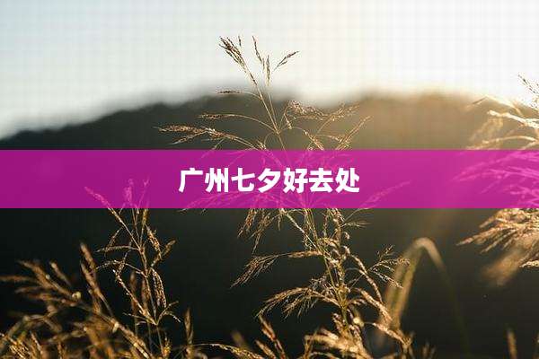 广州七夕好去处