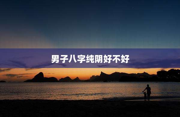 男子八字纯阴好不好