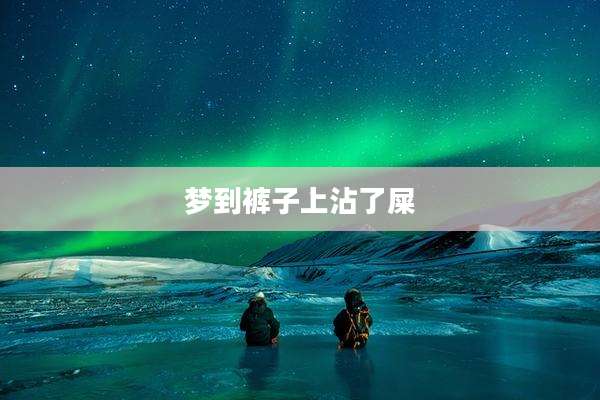 梦到裤子上沾了屎