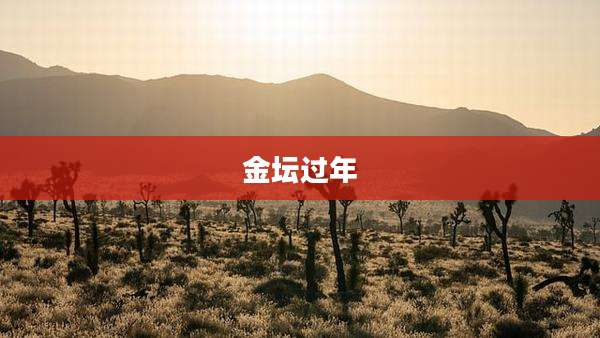 金坛过年