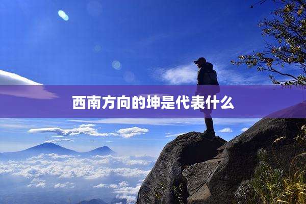 西南方向的坤是代表什么