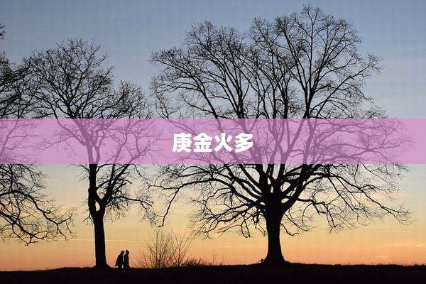 庚金火多
