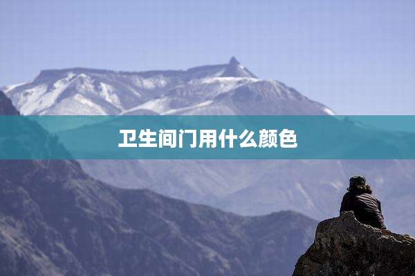 卫生间门用什么颜色