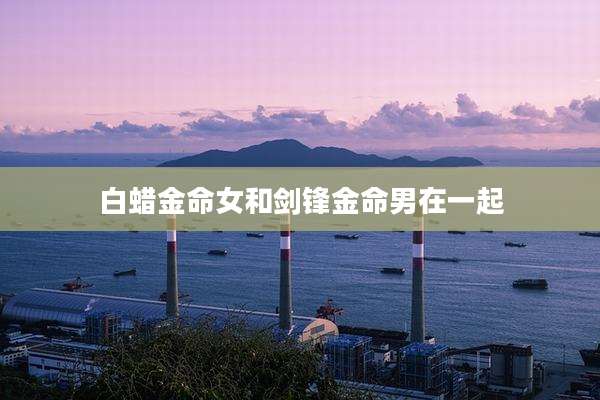 白蜡金命女和剑锋金命男在一起