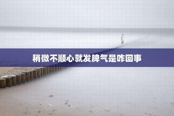 稍微不顺心就发脾气是咋回事