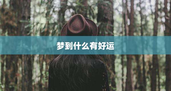 梦到什么有好运