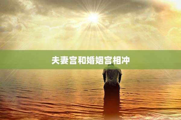 夫妻宫和婚姻宫相冲