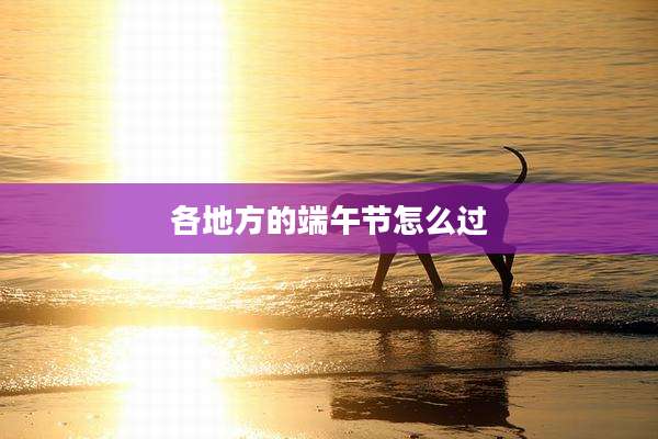各地方的端午节怎么过
