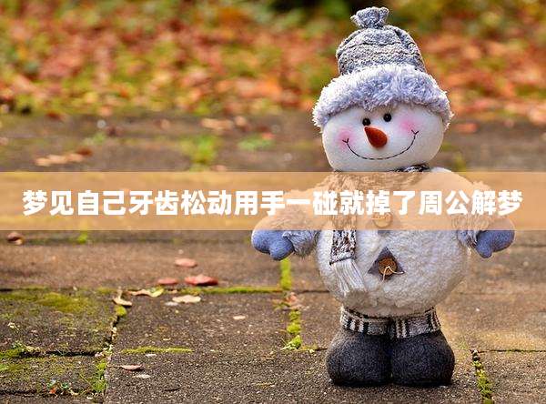 梦见自己牙齿松动用手一碰就掉了周公解梦