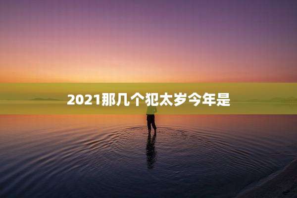 2021那几个犯太岁今年是