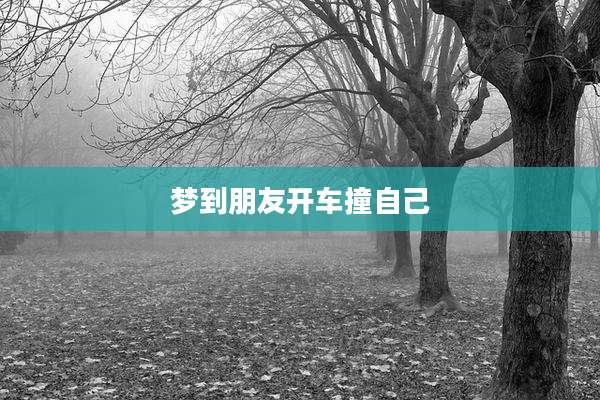 梦到朋友开车撞自己