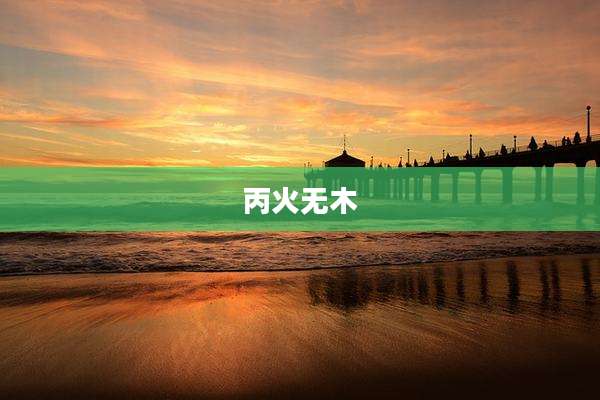 丙火无木