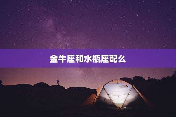 金牛座和水瓶座配么