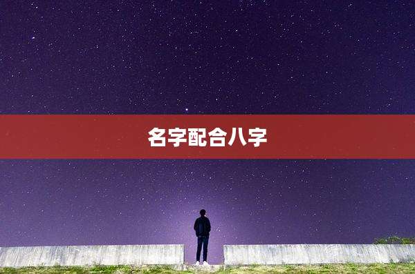 名字配合八字