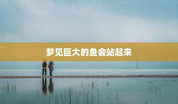 梦见巨大的鱼会站起来