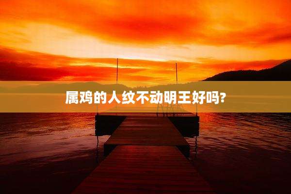 属鸡的人纹不动明王好吗?
