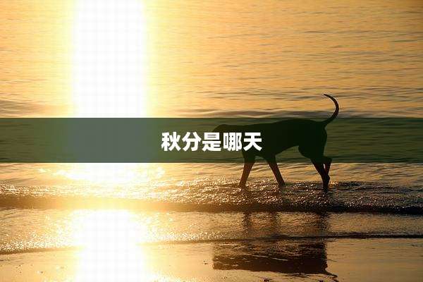 秋分是哪天