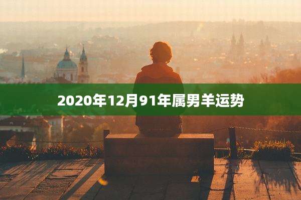 2020年12月91年属男羊运势
