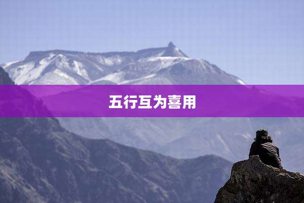五行互为喜用