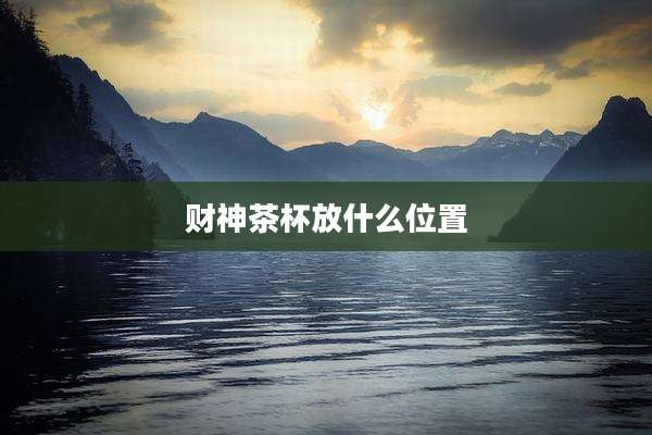 财神茶杯放什么位置