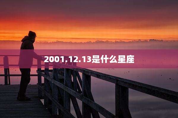 2001.12.13是什么星座