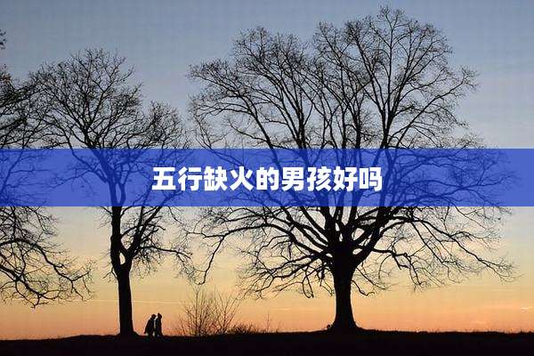 五行缺火的男孩好吗
