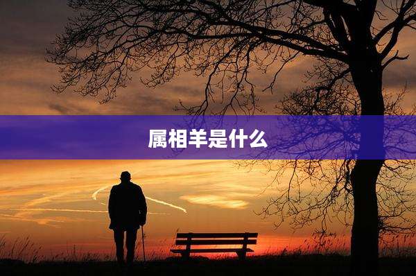 属相羊是什么