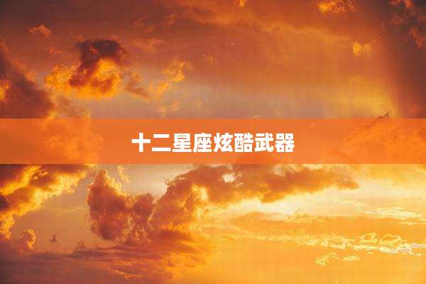 十二星座炫酷武器