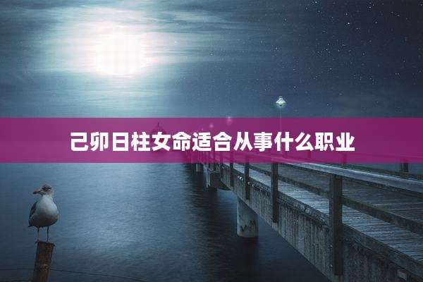 己卯日柱女命适合从事什么职业