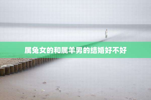 属兔女的和属羊男的结婚好不好