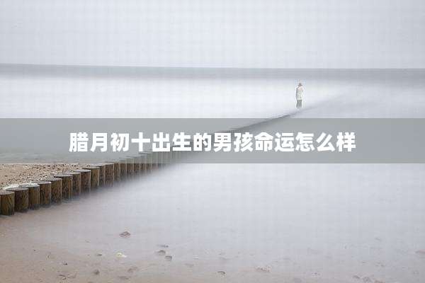 腊月初十出生的男孩命运怎么样