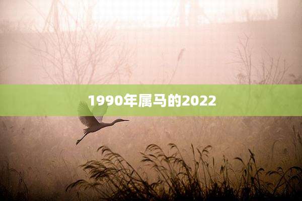 1990年属马的2022