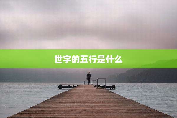 世字的五行是什么