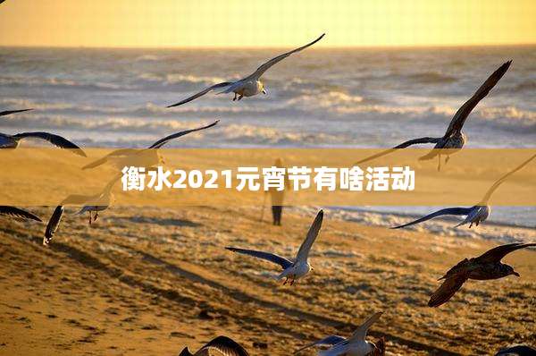衡水2021元宵节有啥活动