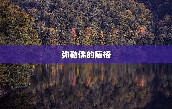 弥勒佛的座椅