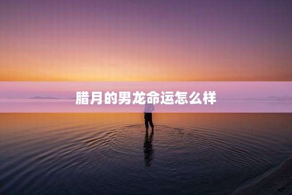 腊月的男龙命运怎么样
