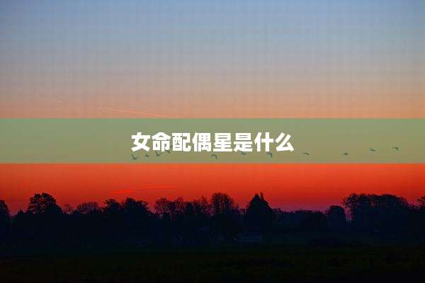 女命配偶星是什么