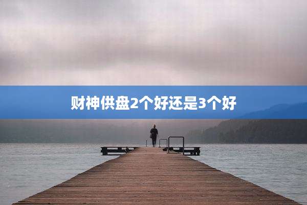 财神供盘2个好还是3个好