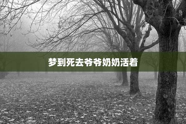 梦到死去爷爷奶奶活着
