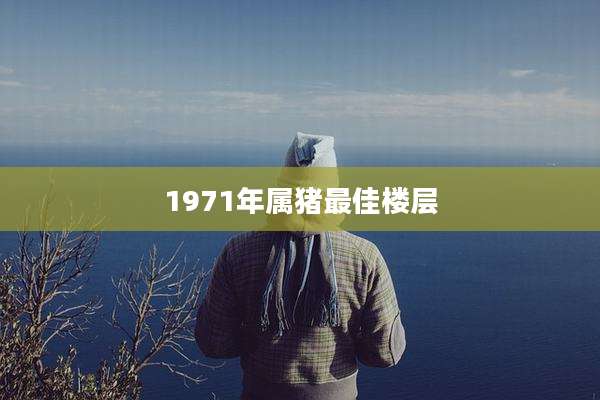 1971年属猪最佳楼层